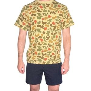Human Made Men’s Green Camo Short Sleeve T-Shirt Size Small